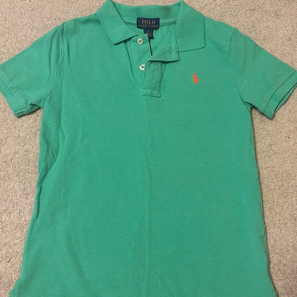 Green RL polo